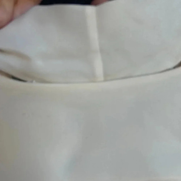 Paper White Ivory Silk Blouse with Removable Tie Bow Size 6 - Picture 5 of 7